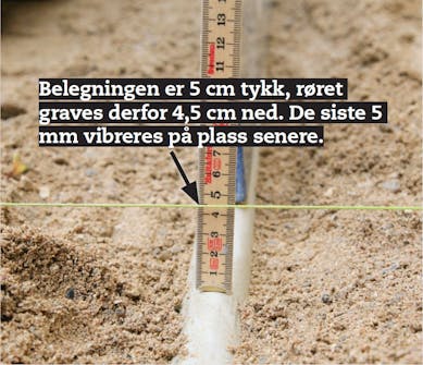 Rette opp belegningsstein Rette opp belegningsstein